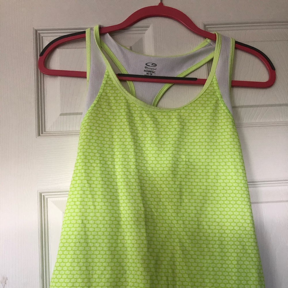 Neon champion athletic tank